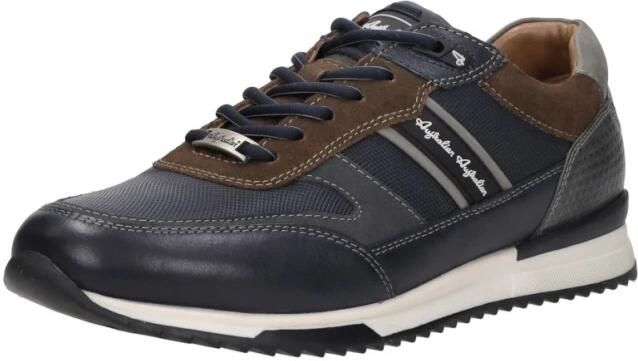 Australian Filmon Sneakers Heren Leren Sneaker Blauw - Foto 5