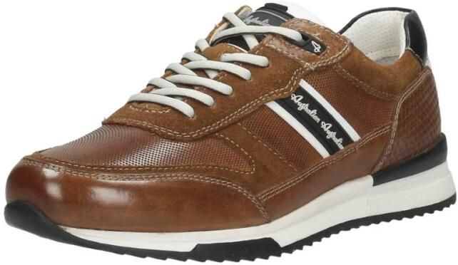 Australian Bruine Leren Sneakers met Comfortabele Pasvorm Brown Heren - Foto 7