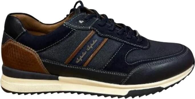 Australian Blauwe Leren Sneakers met Suède - Foto 9