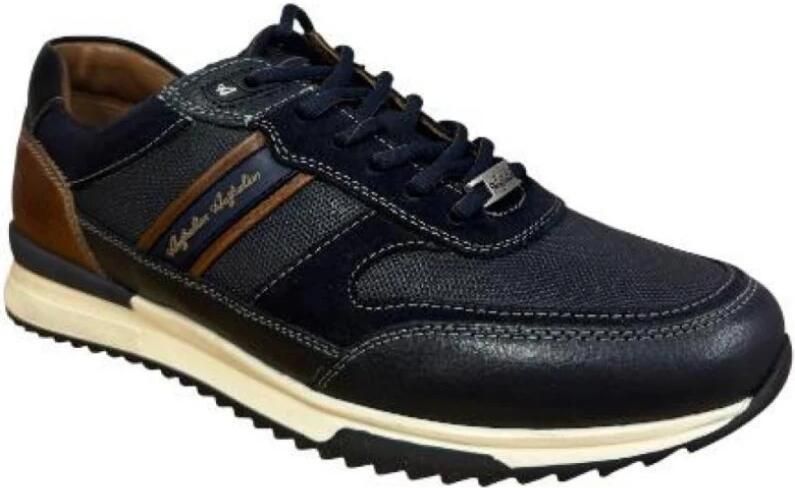 Australian Blauwe Leren Sneakers met Suède - Foto 10