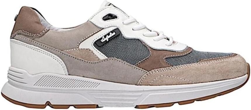 Australian Halifax KI5 Sneakers Grey Beige White Nubuck Heren Breedte H Grijs Beige Wit - Foto 2