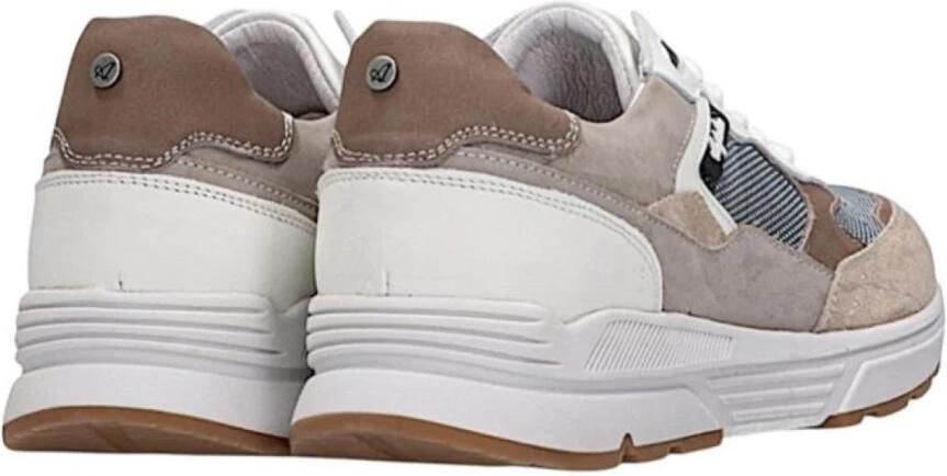 Australian Halifax KI5 Sneakers Grey Beige White Nubuck Heren Breedte H Grijs Beige Wit - Foto 3