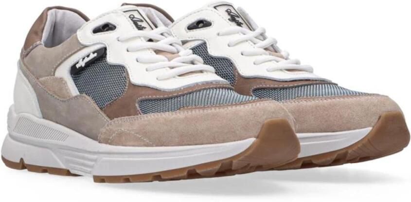 Australian Halifax KI5 Sneakers Grey Beige White Nubuck Heren Breedte H Grijs Beige Wit - Foto 5