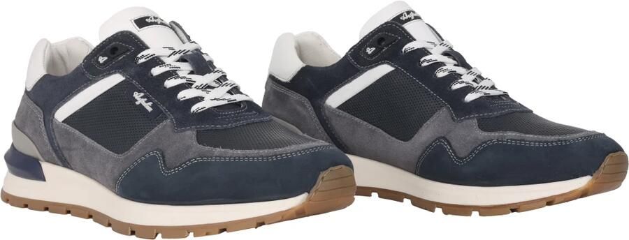 Australian Novecento heren sneaker blauw - Foto 4