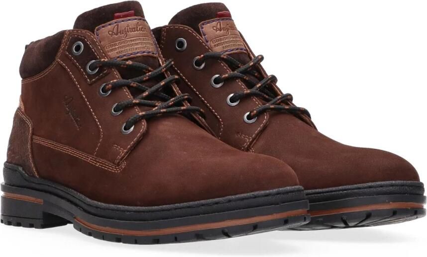 Australian art 15.1578.05 D47 Middelburg brown nubuck veterschoen heren - Foto 14