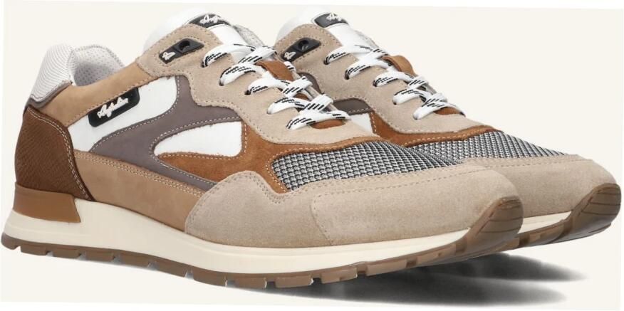 Australian Tiago Sneakers Heren Leren Sneaker Beige - Foto 8