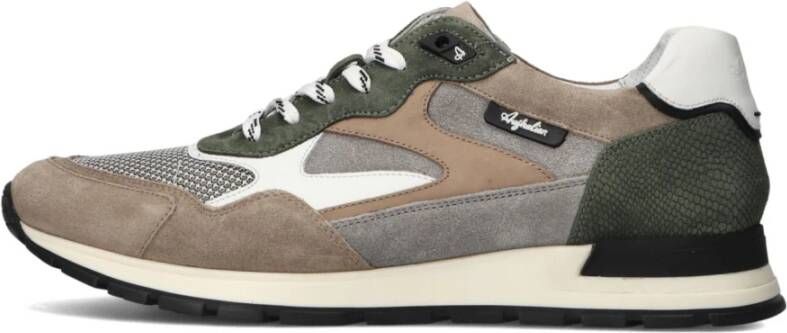 Australian Beige Lage Sneakers voor Heren Green Heren