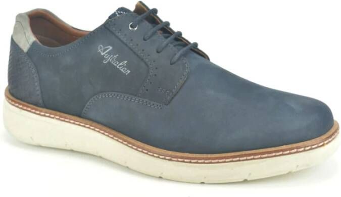 Australian Blauw Nubuck Casual Schoenen