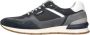 Australian Blauwe Suède Lage Sneakers Novecento Multicolor Heren - Thumbnail 2
