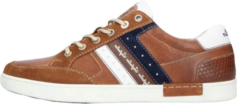 Bruin Tinten Nottingham Lage sneakers Leren Sneaker Heren Bruin - Foto 7