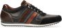 Australian Camaro Lage sneakers Leren Sneaker Heren Blauw - Thumbnail 4