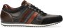 Australian Camaro Lage sneakers Leren Sneaker Heren Blauw - Thumbnail 4