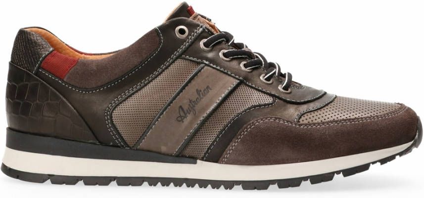 Australian Footwear Navarone Sneakers Grijs Dark Grey Black