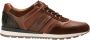 Australian Bruin Tinten Navarone Lage sneakers Leren Sneaker Heren Bruin - Thumbnail 2