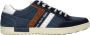 Australian Blauwe Leren Herensneaker Nothingham Multicolor Heren - Thumbnail 3
