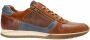 Australian Footwear Browning Leather Sneaker casual Tan-Cognac-Blue - Thumbnail 2