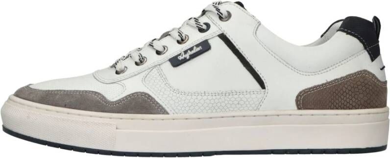 Australian Jason Lage sneakers Leren Sneaker Heren Wit - Foto 6