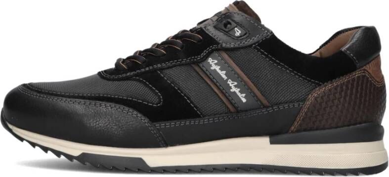 Australian Zwarte Lage Top Heren Sneakers Black Heren