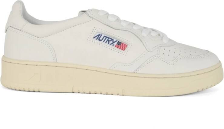 Autry Trendy Leren Sneakers voor Heren White Heren