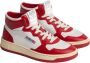 Autry Sneakers van twee kleuren leer Rood Dames - Thumbnail 1