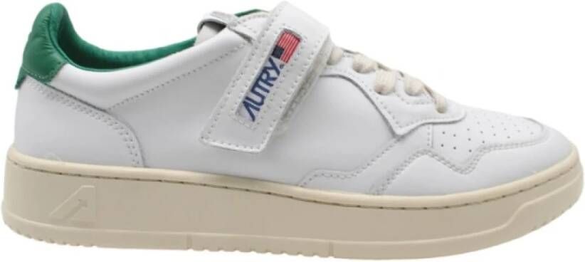 Autry Ateu230000033 Witte Leren Sneakers Multicolor Heren