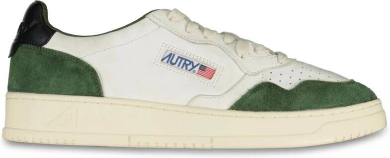 Autry Vintage-geïnspireerde Medalist Low Sneaker voor vrouwen Wit Heren - Foto 4