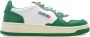 Autry Witte Groene Leren Sneakers met Geperforeerde Neus Green Heren - Thumbnail 8