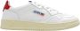 Autry Upgrade je Sneaker Game met Witte en Rode Leren Sneakers voor Mannen White Heren - Thumbnail 10