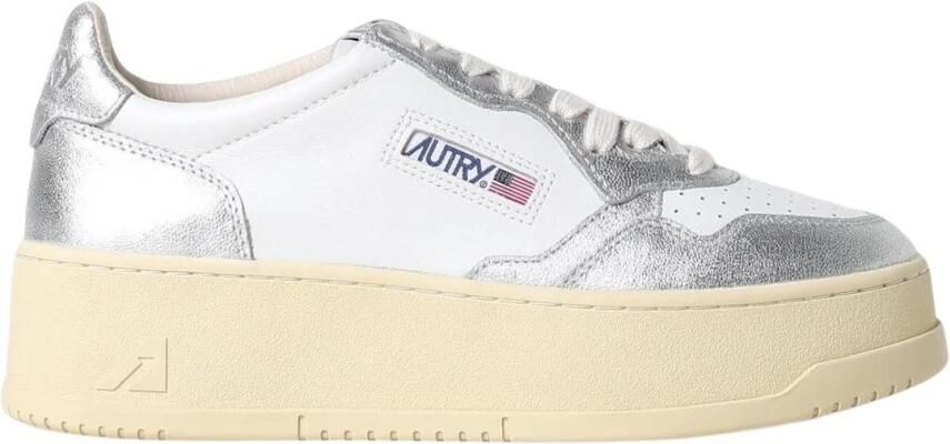 Autry Metallic Finish Sneakers met Kleurblok Ontwerp - Foto 3