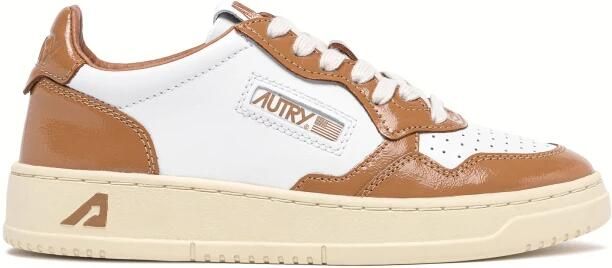 Autry Bimaterial Leren en Lakleren Sneaker