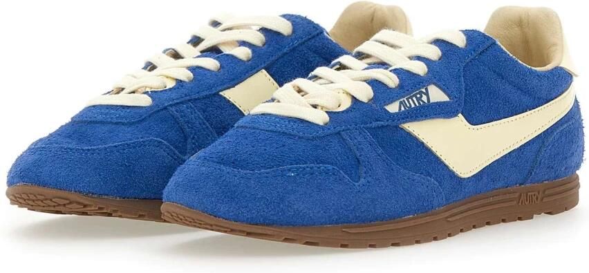 Autry Blauwe Damessneakers Windspin Collectie