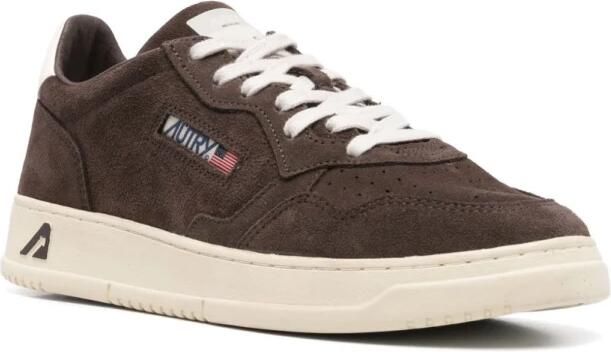 Autry Bruine Suède Sneakers met Blauw Detail - Foto 2