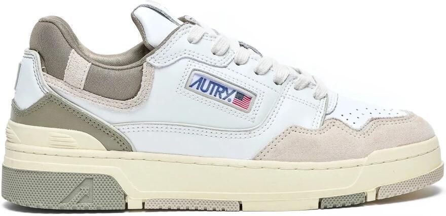 Autry CLC sneaker van leer met suède details