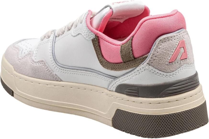 Autry Leren schoenen met rubberen zool White Dames