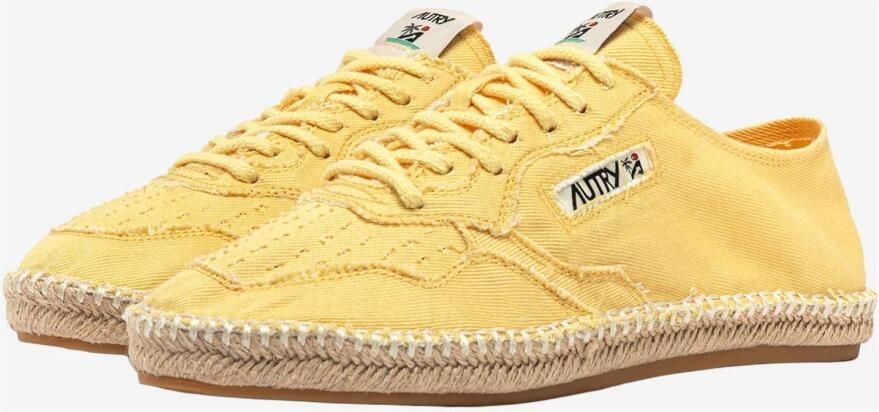 Autry Gele Stijlvolle Sneakers