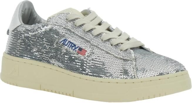 Autry Grijze Fonkelende Sneakers - Foto 2
