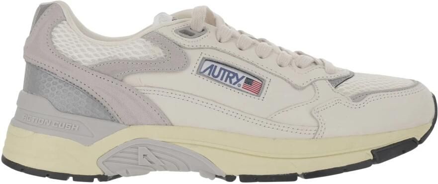 Autry Witte lage sneakers met logo