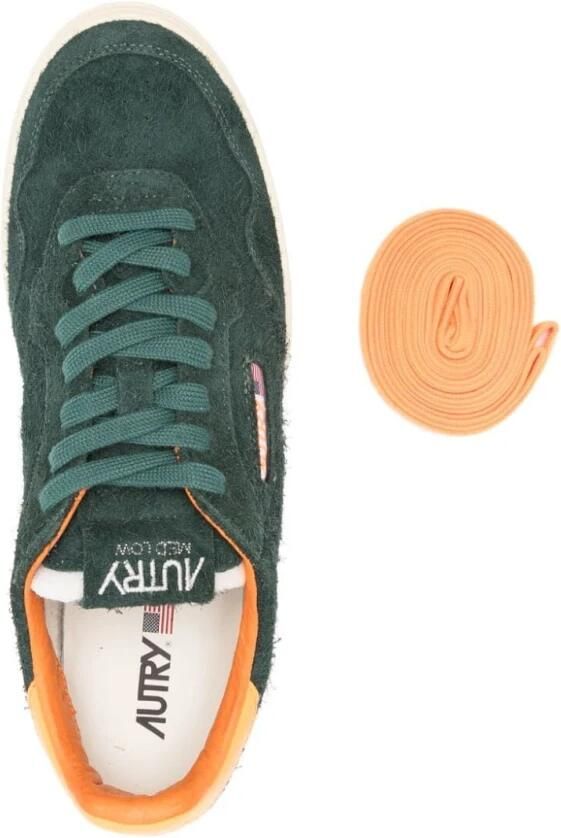 Autry Groene Flat Low Sneakers
