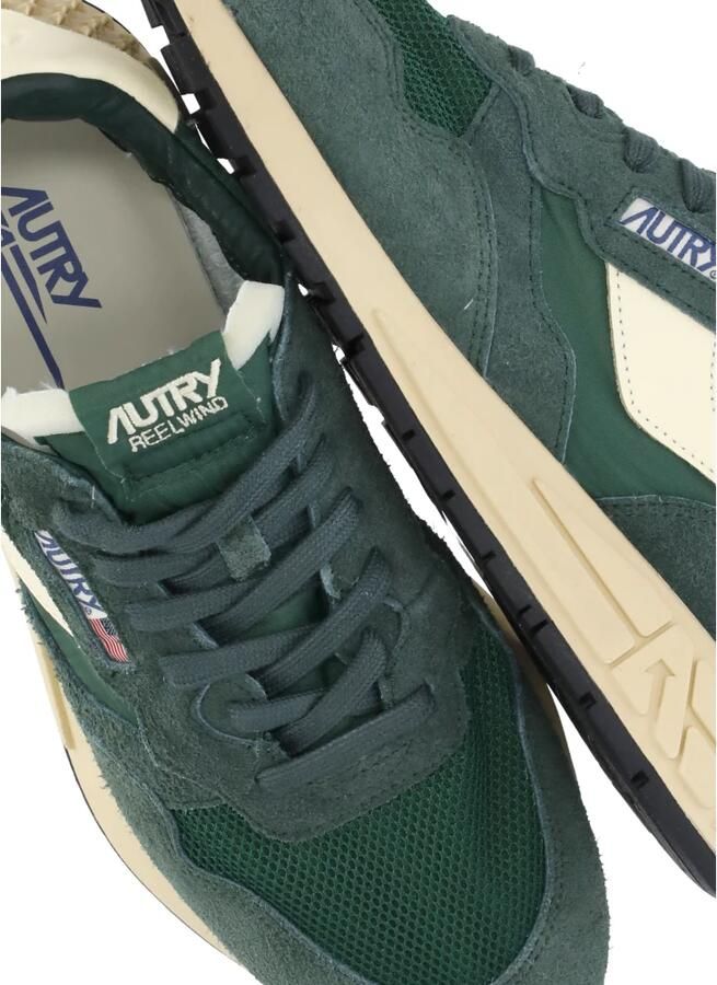 Autry Groene Pebble Leren Sneakers - Foto 2
