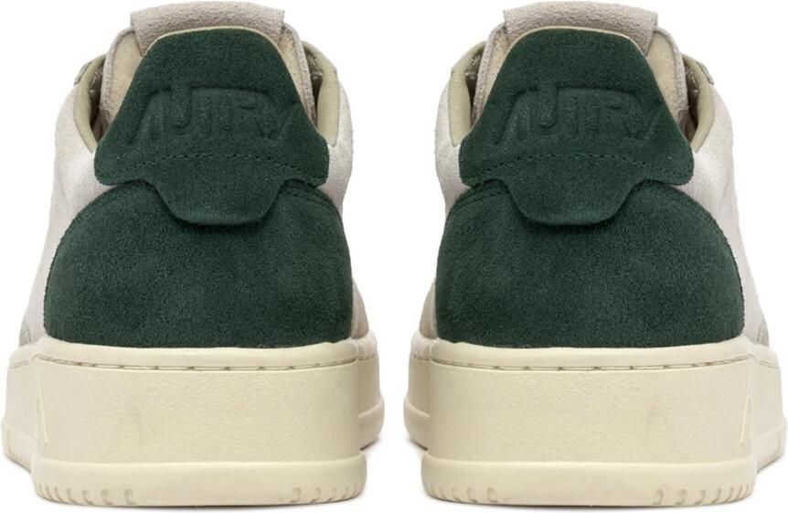 Autry Groene Suède Lage Sneakers