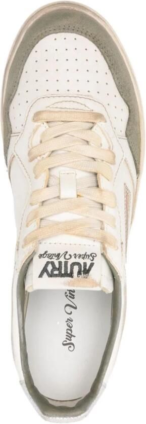 Autry Groene Zijde & Nylon Sneakers