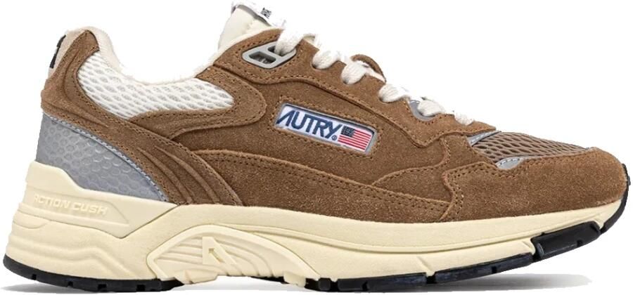 Autry Hyperway Low Nylon And Suede Sneakers