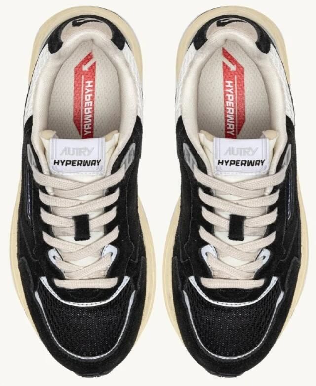 Autry Zwarte Hyperway Sneakers met Action Cush Technologie - Foto 6