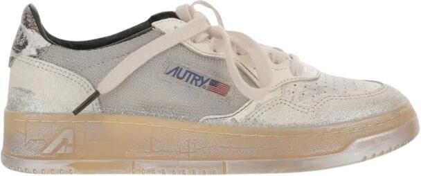 Autry Lage leren sneakers met glitter