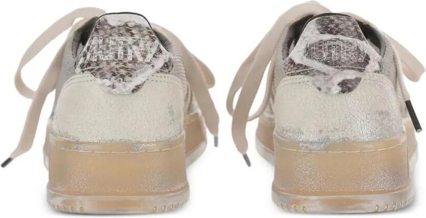 Autry Lage leren sneakers met glitter - Foto 4