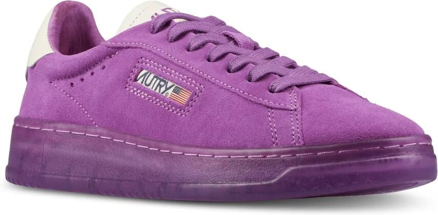 Autry Low-Top Sneakers Sneaker aus Veloursleder in paars - Foto 2
