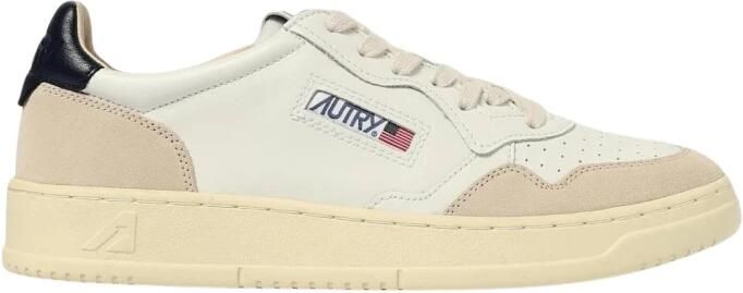 Autry Gestikte leren sneakers in wit Multicolor Heren - Foto 9