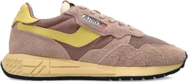 Autry Leather Textile Sneakers