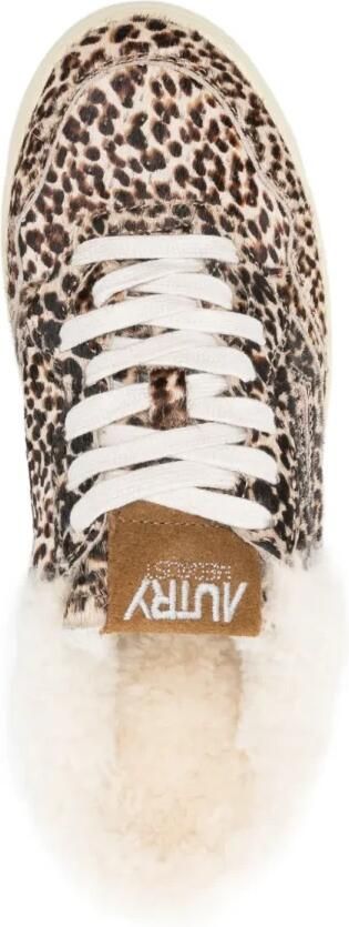 Autry Leopard Shearling Mules - Foto 2