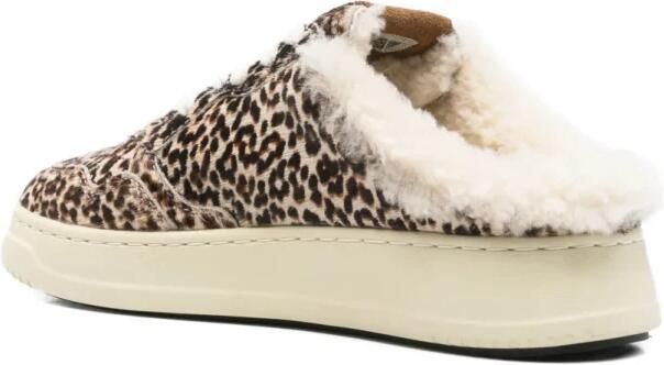 Autry Leopard Shearling Mules - Foto 3
